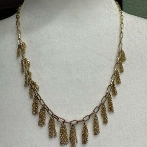 Kendra Scott Elegant Gold Tassel Necklace